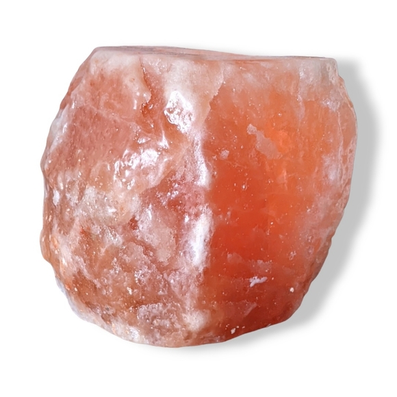 Himalayan Natural Crystal Salt Rock Tea Light Candle Holder - Picture 5 of 10